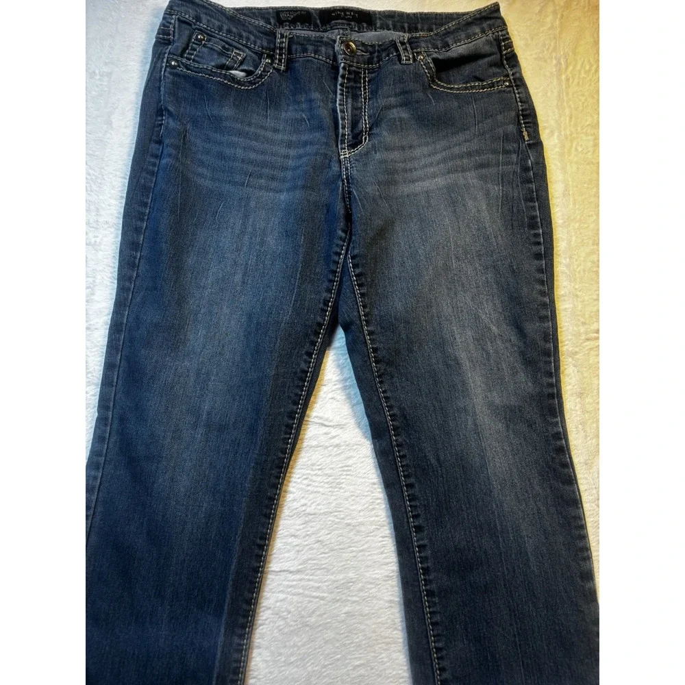 Nine West Jeans Women's Size 32/14 Date‎ Night Fit Studded Pockets Missy